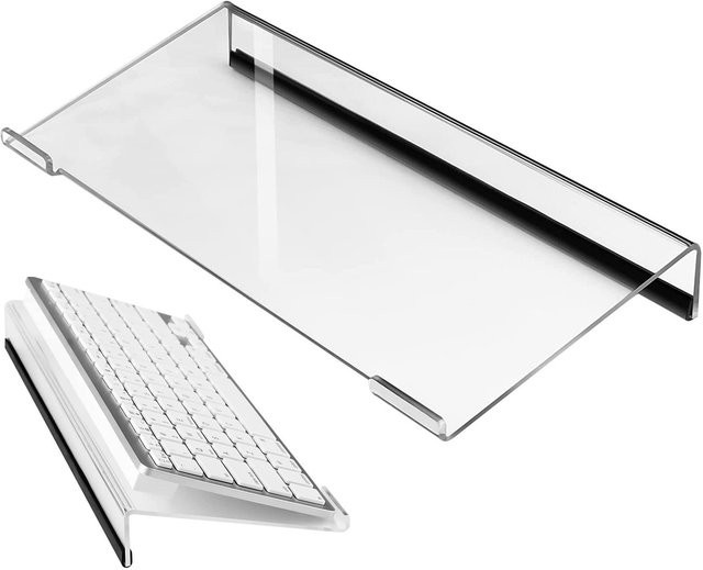 Ergonomischer Tastaturhalter aus transparentem Acryl und PC für dein Desktop-Setup - Bild 1