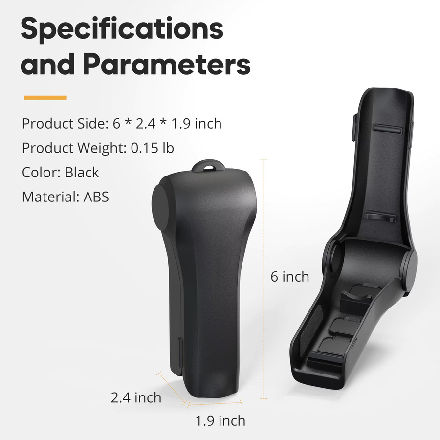 DJI Osmo Pocket 4 Schutzhülle in Schwarz mit Gimbal-Displayschutz und magnetischem Filterhalter - Bild 8
