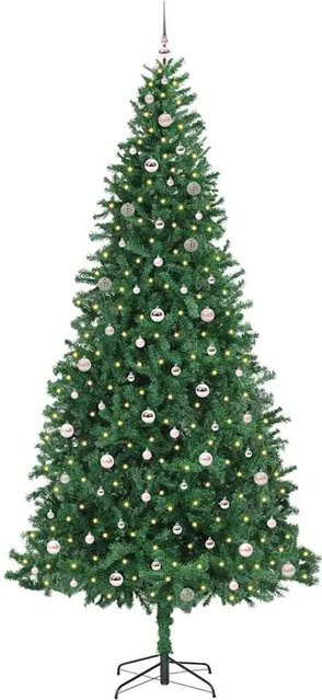 vidaXL Künstlicher Weihnachtsbaum in Grün mit 300 warmweißen LEDs und Ständer, Höhe: 300 cm - Bild 1