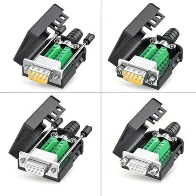 DIVEDEER DB9-Stecker RS232 RS485 D-SUB-Klemmen als Breakout-Stecker für 21–24 AWG-Draht, lötfrei, männlich oder weiblich - Bild 4
