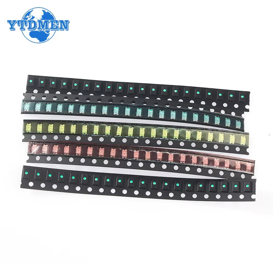 YTDMEN 100 Stück SMD LED 1206 DIY Elektronik-Kit in Weiß und Multicolour - Bild 3