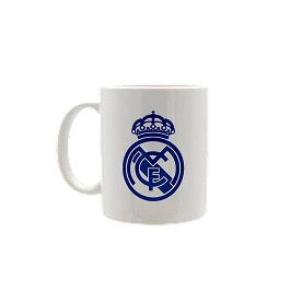 Real Madrid Hasta El Final Becher Blau/Weiß, 380 ml - Bild 1