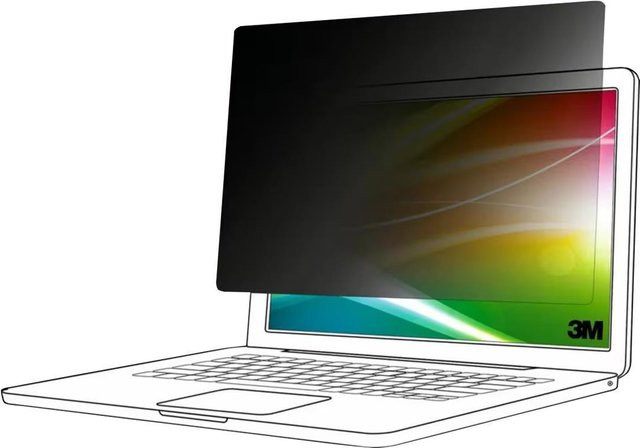 3M Blickschutzfilter Bright Screen für Microsoft Surface Laptop 13,5 Zoll, schwarz, klebend - Bild 1