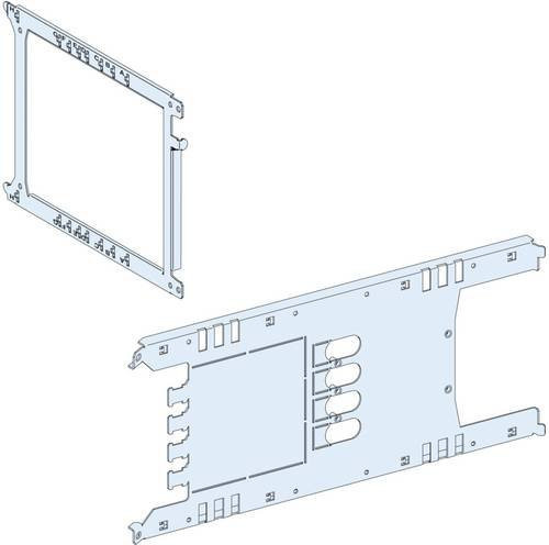 Schneider Electric LVS03415 PrismaSeT-P Montageplatte für ComPacT NSX/NSX Vigi 100-250 in Weiß und Grau - Bild 1