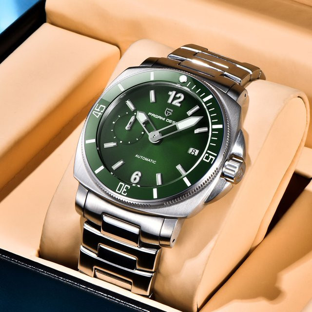 Pagani Design Armbanduhr, Automatik, Edelstahl, 43 mm, Herren - Bild 1