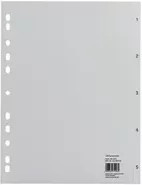 Soennecken Zahlenregister A4 in Grau und Weiß, Breite: 22,5 cm, Höhe: 29,7 cm - Bild 1