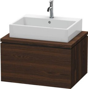 Duravit Waschtischunterschrank L-Cube in Nussbaum gebürstet mit einem Auszug, Breite: 72 cm, Tiefe: 54,7 cm, Höhe: 40 cm - Bild 1