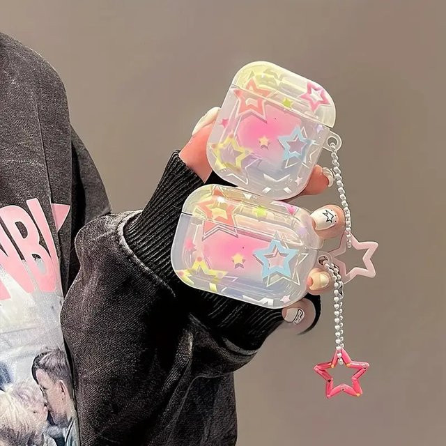 Sanrio Transparente Weiche Schutzhülle mit Cartoon-Kirsch-Schleife für AirPods 4 Pro 2 1 3 Pro 3 - Bild 1