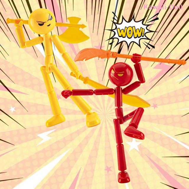 DIAPER&CORED Stickman Actionfigur, Roboter, 1-teiliges Set - Bild 1