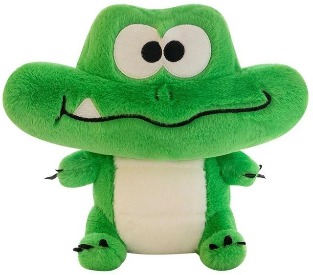 Yiran toy Kawaii Krokodil König Puppe, Plüschtier Kissen, 30cm - Bild 1