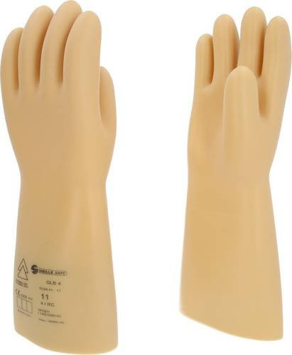 KS Tools Elektriker-Schutzhandschuhe aus Latex, Klasse 4, Größe XXL, Weiß - Bild 1