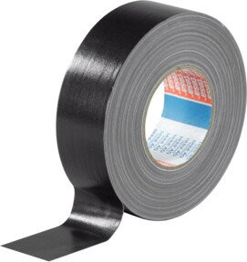 tesa 53799 Stabilisiertes Gewebeklebeband in Schwarz, Breite: 50 mm, Länge: 50 m - Bild 1