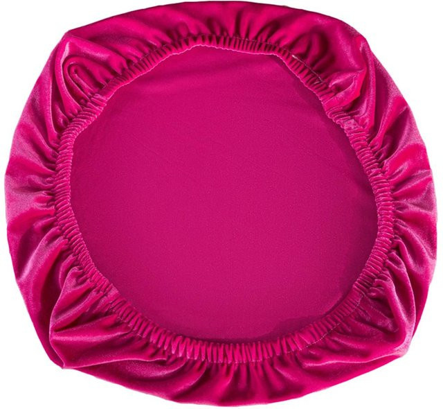 Rutschfester Samt Stuhlbezug von Cove Home in Rosa für Esszimmerstühle und Barhocker - Bild 1