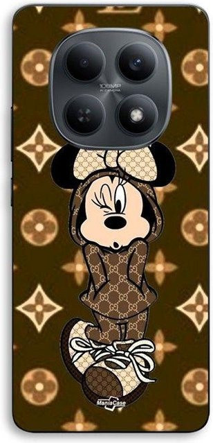MANIACASE Handyhülle für Xiaomi Redmi Note 15 5G mit Minnie Disney Motiv in Braun aus Silikon TPU - Bild 1