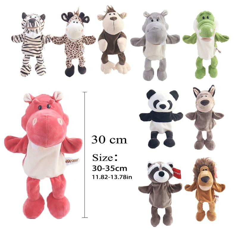 Bai Fen Bai Handpuppe Plüsch Elefant Schildkröte Giraffe ab 3–6 Jahre - Bild 1