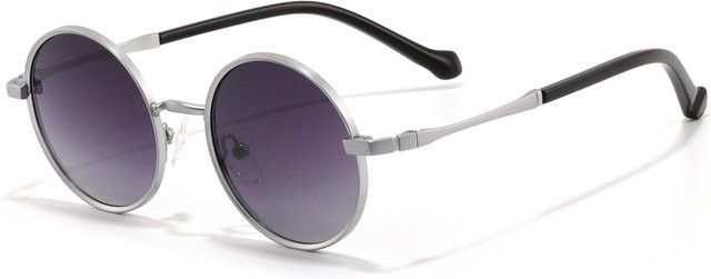 Bai Fen Bai Electronic 3C Korrektionsbrille, Titanium, Rund, Vollrand, Unisex, grau - Bild 1