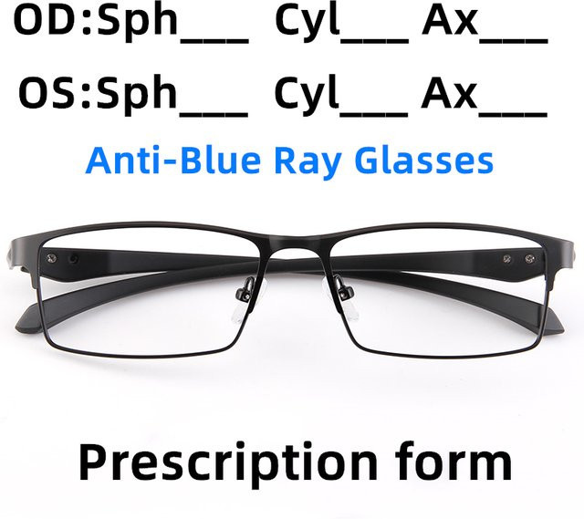 Moojolo Korrektionsbrille Halbrand, Quadratisch, Metall, Herren - Bild 1