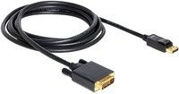 Delock DisplayPort auf DVI-D 24+1 Adapterkabel Schwarz 3,00 m - Bild 2