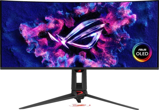 ASUS ROG Swift PG34WCDN QD-OLED Curved Gaming-Monitor, 86,8 cm, UWQHD, Schwarz - Bild 3