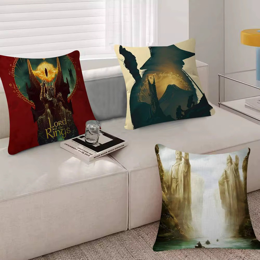 Beast Kingdom Kissenbezug Der Herr der Ringe Motiv, quadratisch, mehrfarbig, B/B: 30,0 x 30,0 cm - Bild 2