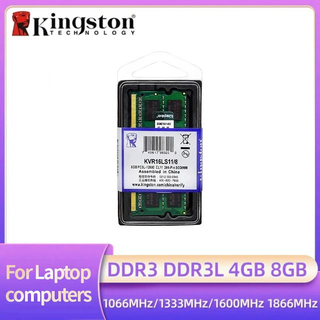 Kingston Laptop RAM DDR3L SO-DIMM Notebook Arbeitsspeicher in Grün - Bild 1