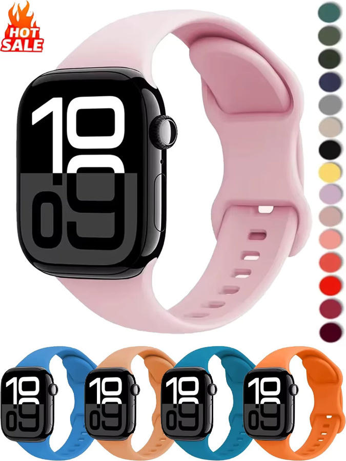 Uhrenarmband Silikon, Bunt, Unisex - Bild 5