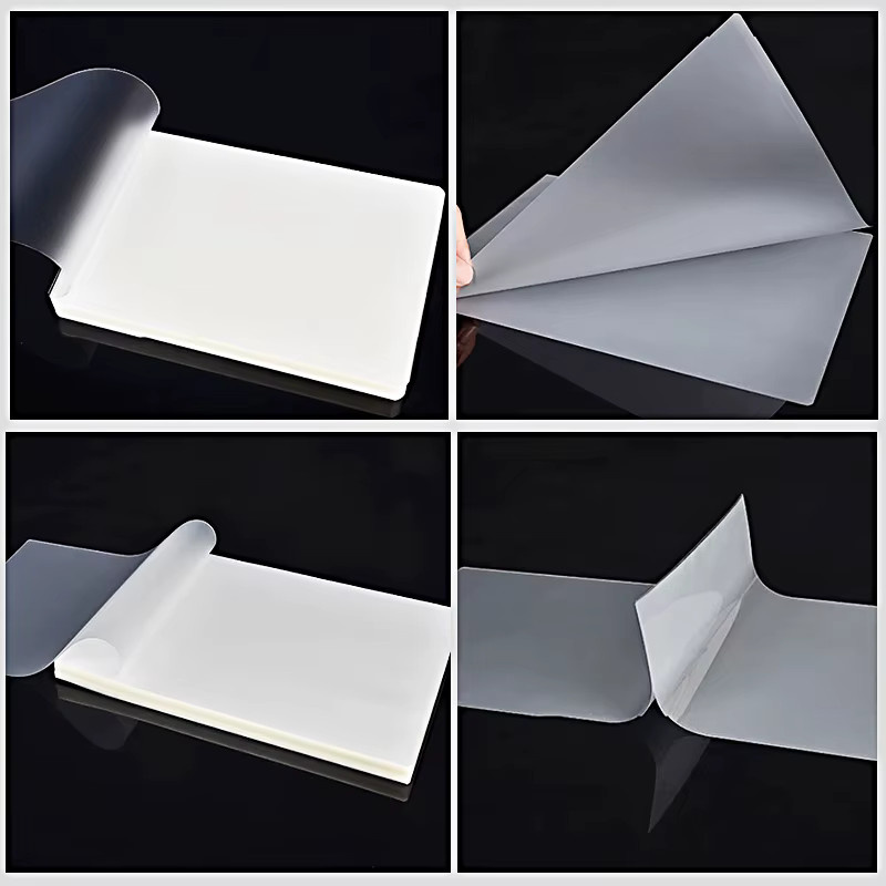 Tonpei Laminierfolien Set aus PET und EVA Kunststoff, transparent, 80 Mikron, für Fotos und Dokumente - Bild 2