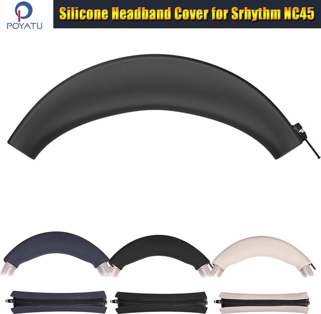 Srhythm Silikon-Kopfband-Abdeckung in Blau für NC25 Pro NC35 NC45 NiceComfort 25 35 45 Kopfband-Reißverschlussschutz-Kissenbezug - Bild 1