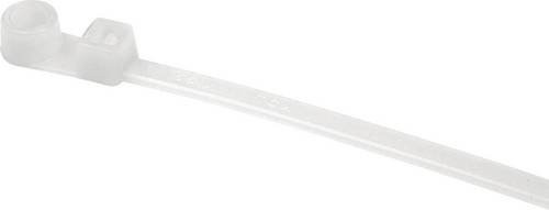 HellermannTyton Kabelbinder T50ML-PA66-NA mit Spreizanker, Natur, 100 Stück - Bild 1
