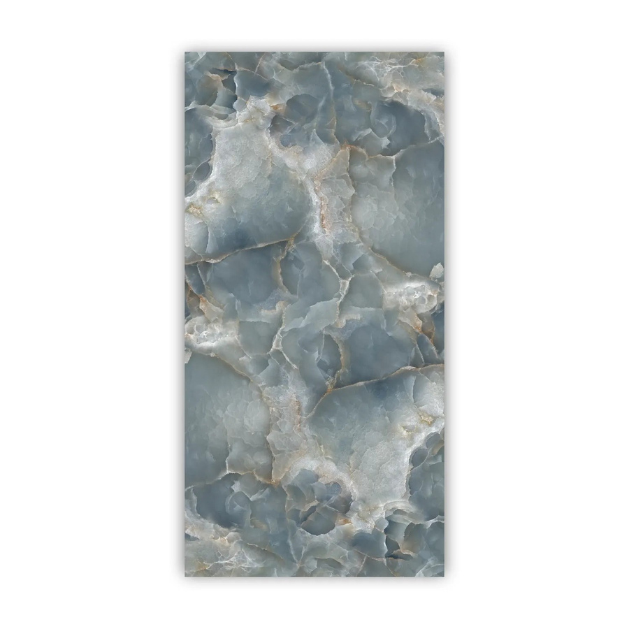 Walllux Duschrückwand in Marmor Blau aus Alu-Verbund, B/H: 125 x 255 cm, Stärke: 3 mm - Bild 2
