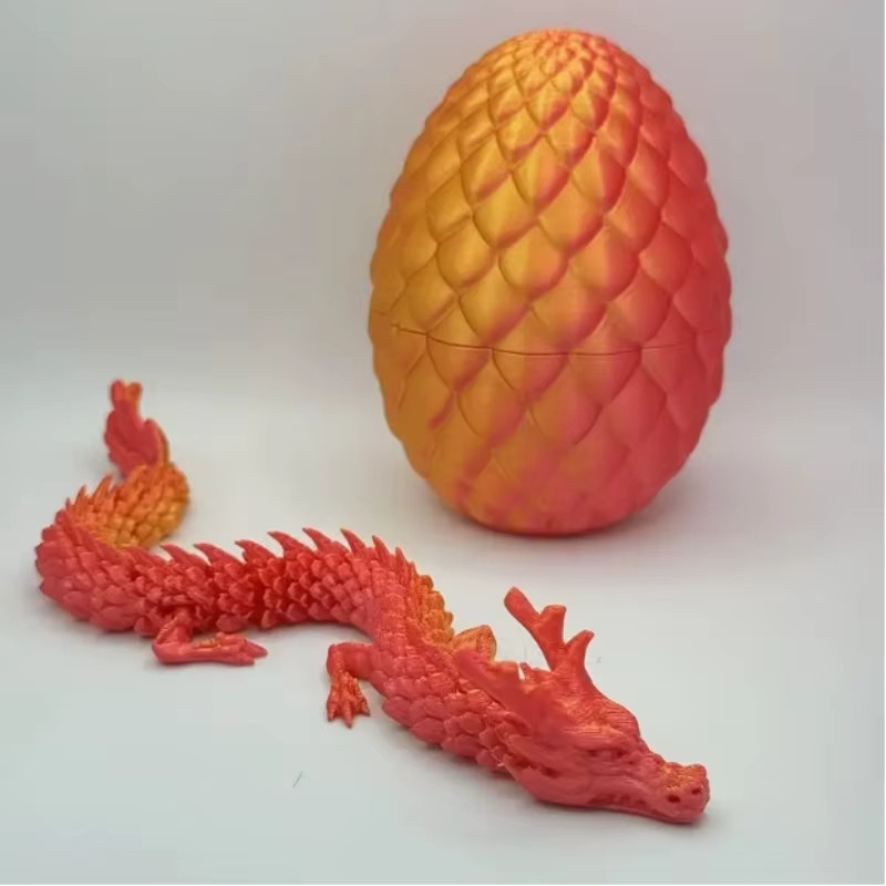 Bandai 3D Chinesischer Drache, Mini, Bewegliche Gelenke, Rot - Bild 3