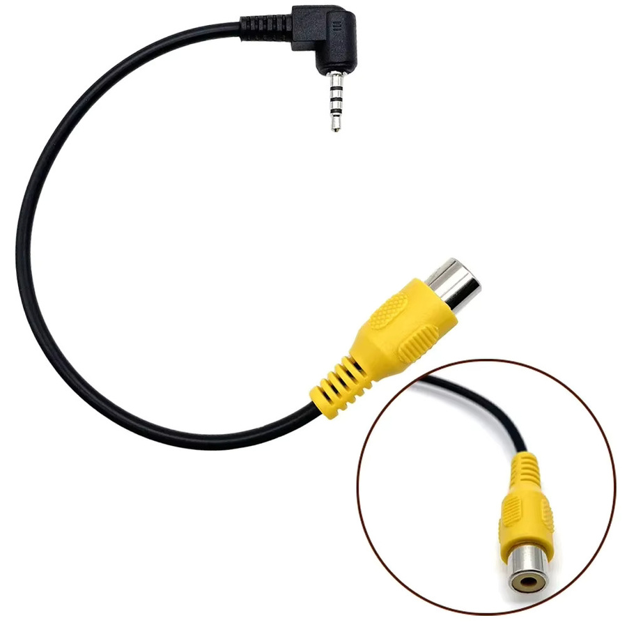 Auto RCA zu 2,5mm DC Konverter für Rückfahrkamera und Auto DVR - Bild 2