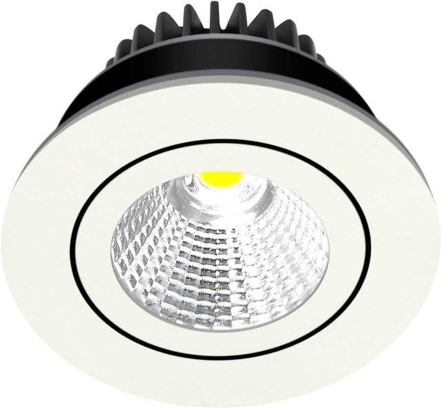 Arcchio Hochvolt Einbaustrahler jyra aus Aluminium in Weiß mit neutralweißem LED-Licht für ein modernes und minimalistisches Design - Bild 1