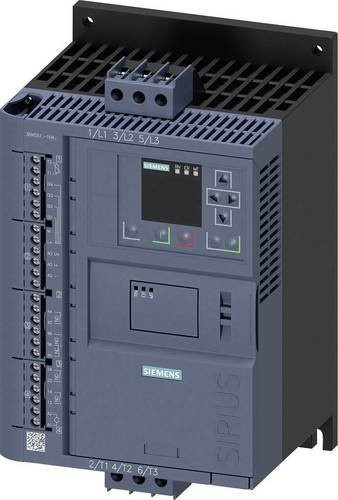 Siemens Sanftstarter 3RW5515-1HA14 in Grau, Motorleistung 11kW bei 400V / 5,5kW bei 230V, Nennstrom 25A - Bild 1