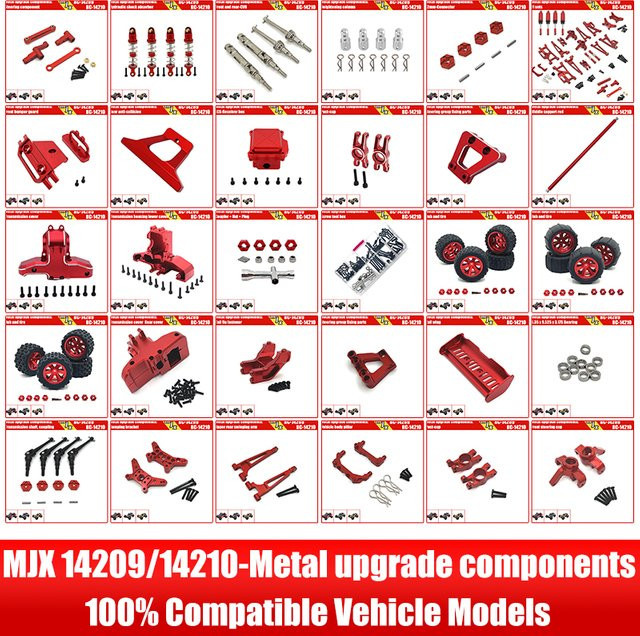 MJX Metall-Zubehör-Upgrade für Ferngesteuerte Autos, Metallteile-Modifikationskit - Bild 1