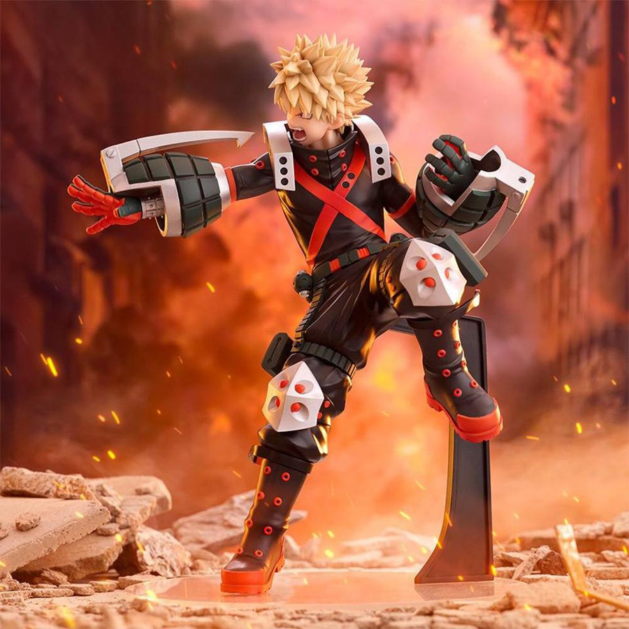 Anime MHA Actionfigur Midoriya Izuku und Bakugou Katsuki Modell aus PVC in Multicolor, Höhe: 16 cm - Bild 2