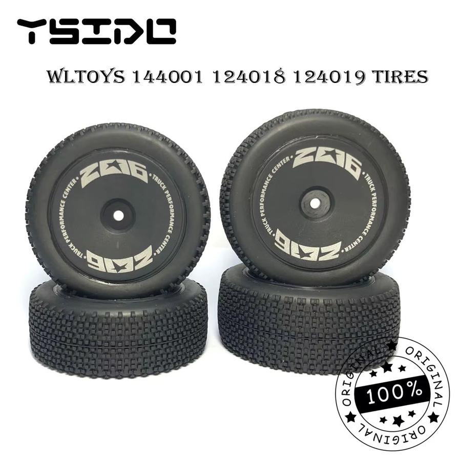 Wltoys Vorder- und Hinterreifen, 72mm, 12mm HEX, für RC Offroad-Auto - Bild 2