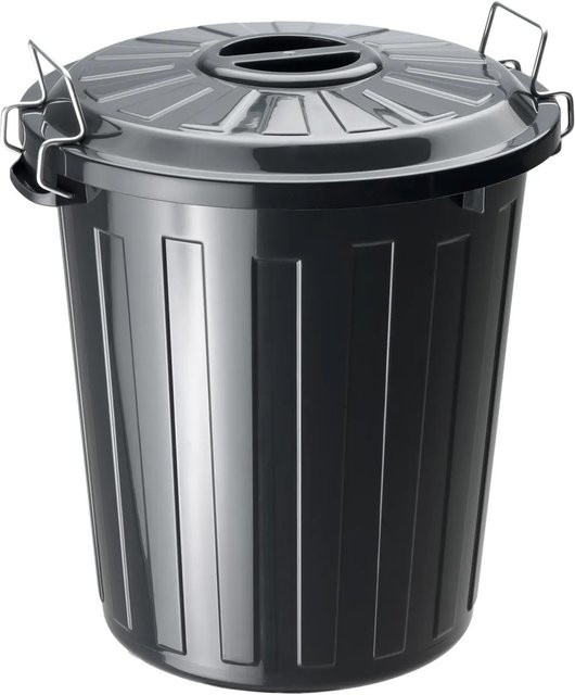 Rotho Universal Tonne Basic Schwarz 25 l - Bild 1