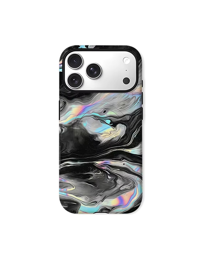 CaseChic MagSafe Schutzhülle für iPhone 17 16 15 14 Plus Pro Max Matte Bumper Stoßfeste Hülle aus hartem PC in Schwarz - Bild 5