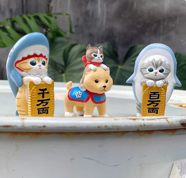 Mofusand Lucky Cat Action Doll, Actionfigur - Bild 1