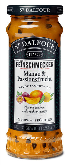 St. Dalfour Konfitüre Mango & Passionsfrucht 284 g - Bild 1