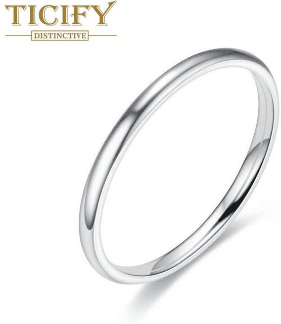 TICIFY Ring Edelstahl, Weiß, Damen - Bild 1