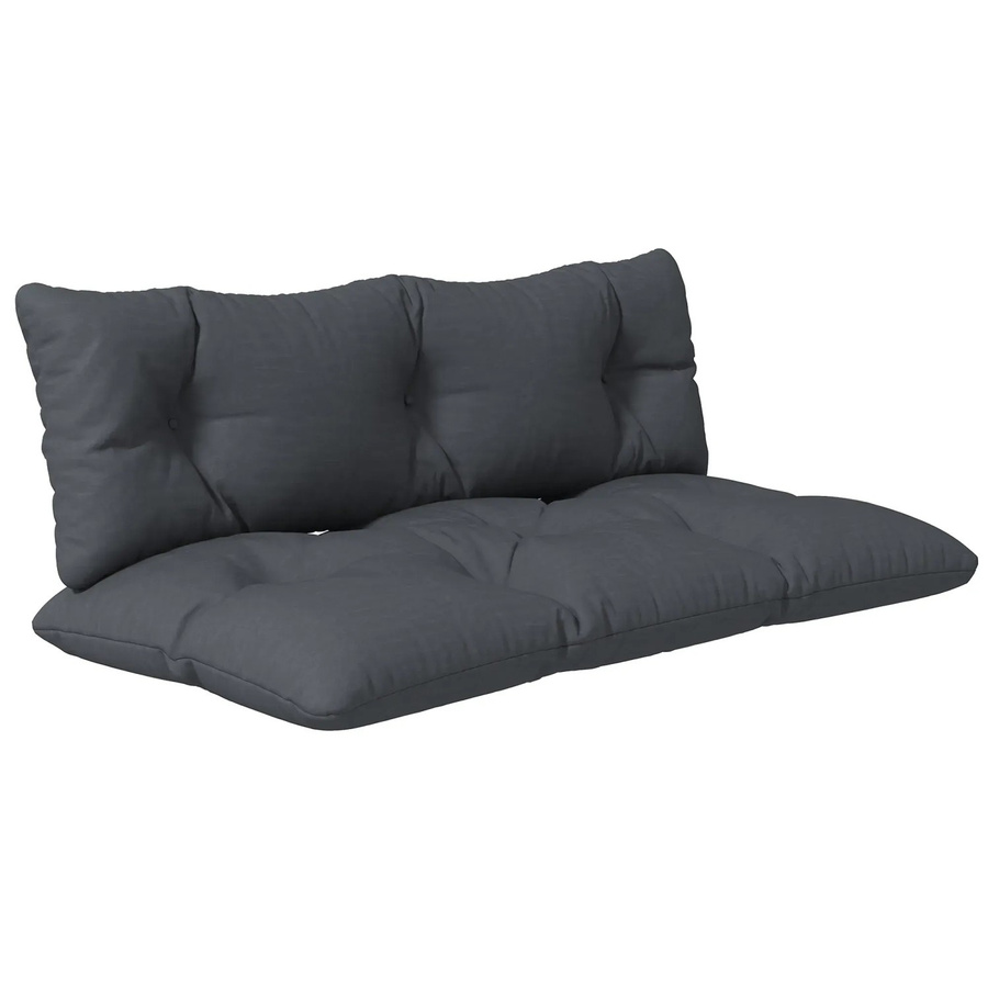 Outsunny Sitzkissen-Set für draußen aus Polyester, Dunkelgrau, B: 120 cm, T: 60 cm, H: 15 cm - Bild 2