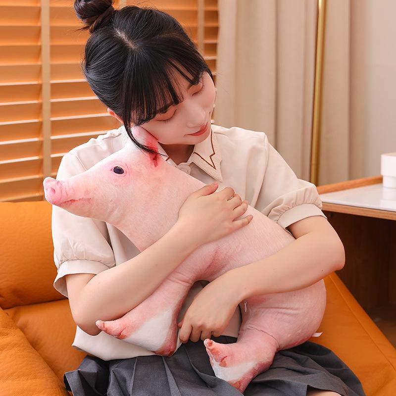 Pickerr 3D Schwein Kuscheltier aus Plüsch - Bild 2