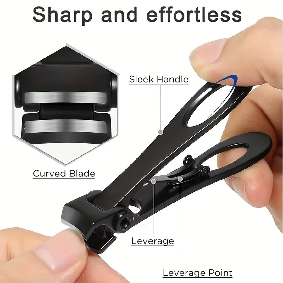 Ouriner Nagelknipser, Schwarz, Unisex - Bild 4