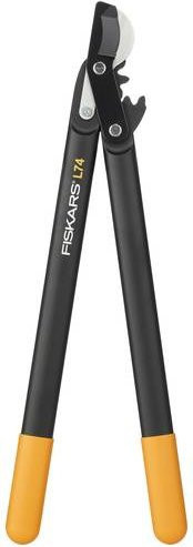 Fiskars PowerGear II Bypass-Astschere mit hakenförmiger Gegenklinge in Schwarz-Orange - Bild 1