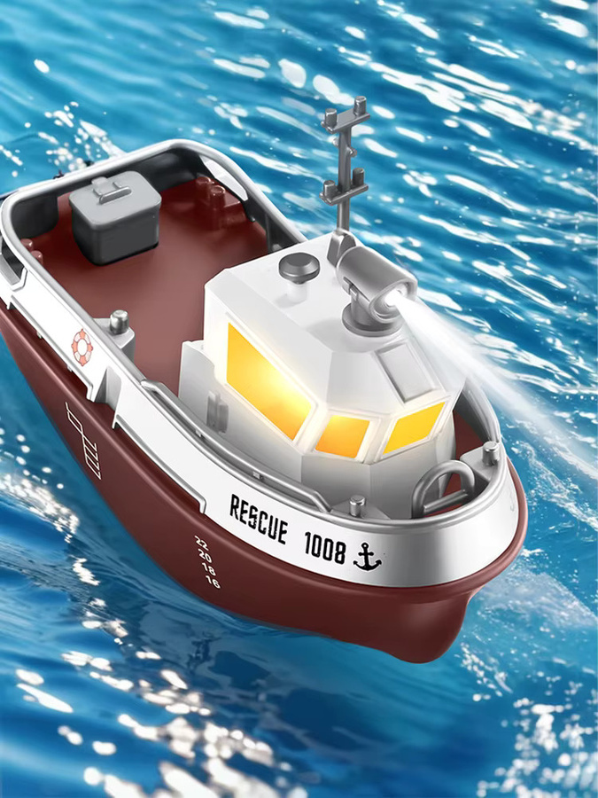 ZWN RC-Boot, Schlepperboot-Modell, 1:32, mit Lichtern, ferngesteuert - Bild 1
