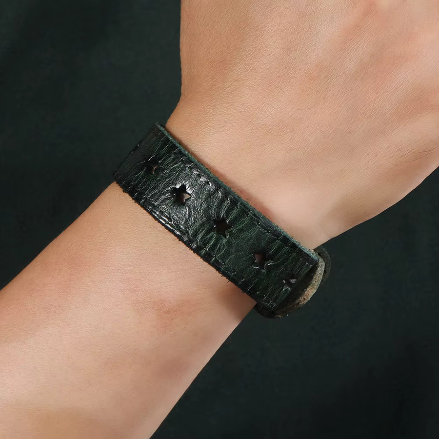VOQ Armband Rindsleder, Schwarz, Herren - Bild 3