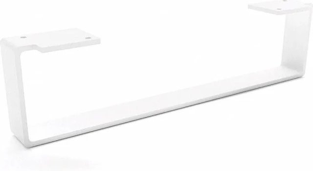 HEVVA Möbelbein LUXEMBURG in Weiß, Höhe: 10 cm, Tiefe: 40 cm - Bild 1