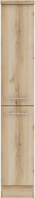 OPTIFIT Livorno290 Küchen-Apothekerschrank in Wildeiche Nachbildung, Farbe: Anthrazit/Braun, Breite: 30 cm - Bild 1